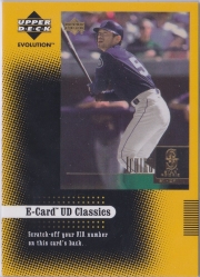 Upper Deck Evolution E-Card Unscratched               