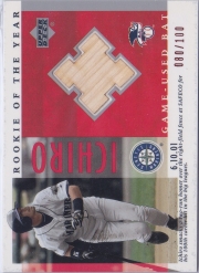 Upper Deck R.O.Y. Game Used Bat #B-13 /100                               