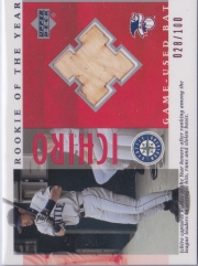 Upper Deck R.O.Y. Game Used Bat #B-18 /100                               