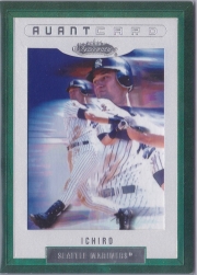 Fleer Showcase Avantcard Jeter Pictured on Front Error      