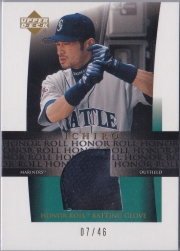 Upper Deck Honor Roll Batting Glove Gold /46  