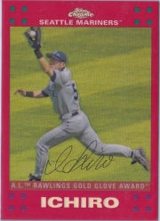 Topps Chrome Red Refractor AW Gold Glove /99
