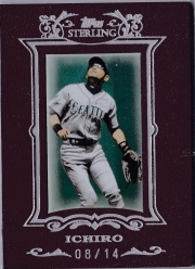 Topps Sterling Burgundy #51 /14