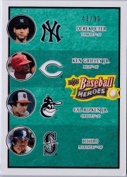 Upper Deck Baseball Heroes Sea Green Multiplayer /99