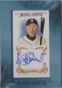 Allen & Ginter Framed Mini Auto Mariners