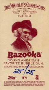 Allen & Ginter Mini Bazooka Back /25