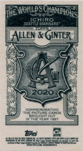 Allen & Ginter Mini AG Back