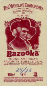 Allen and Ginter Mini Bazooka Back /25