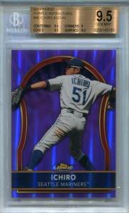 BGS 2011 Topps Finest Purple Refractor /5