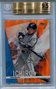 BGS 2017 Topps Finest Orange Refractor /25