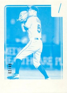 Donruss Cyan Test Proof /49