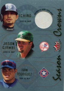 Fleer Triple Crown Season Crowns Materials Ichiro