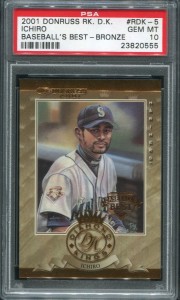 PSA 2001 Donruss DK Baseballs Best Bronze /999