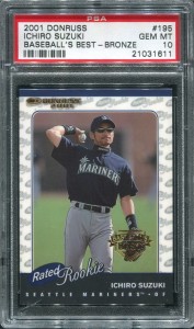 PSA 2001 Donruss RR Baseballs Best Bronze /999