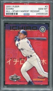 PSA 2001 Fleer All Star Fanfest Redemption