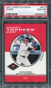 PSA 2001 Fleer Platinum Chart Toppers #417