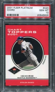 PSA 2001 Fleer Platinum Chart Toppers #420