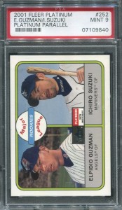 PSA 2001 Fleer Platinum #252 Platinum Parallel /21