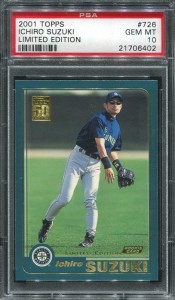 PSA 2001 Topps Limited Edition