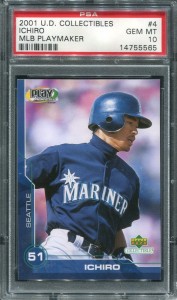 PSA 2001 UD Collectibles MLB Playmaker