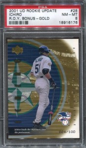 PSA 2001 Upper Deck R.O.Y. Gold #28 /100