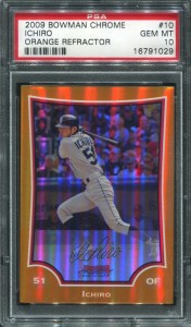 PSA 2009 Bowman Chrome Orange Refractor /25