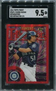 SGC 2016 Topps Finest Intimidators Red Refractor /5