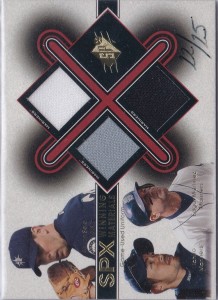 Upper Deck SPx Winning Materials Trio Gold /25