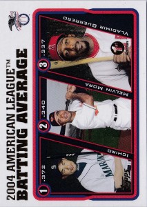 Topps 1st Edition AL Batting Avg Leaders