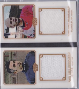 Topps 206 Mini Dual Relic Booklet /99