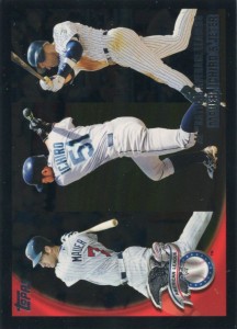 Topps AL Batting Average Leaders Walmart All Black