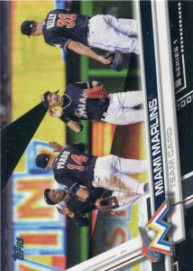 Topps Black Miami Marlins Team Card /66