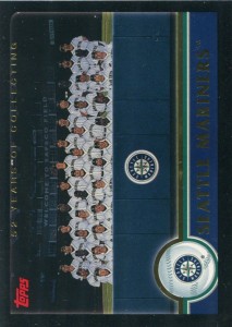 Topps Black Seattle Mariners Team Card /52