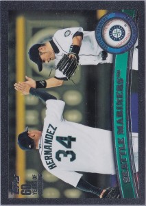 Topps Black Seattle Mariners Team Checklist /60