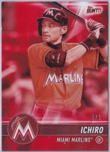 Topps Bunt Physical Red  1/1