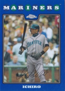 Topps Chrome Blue Refractor