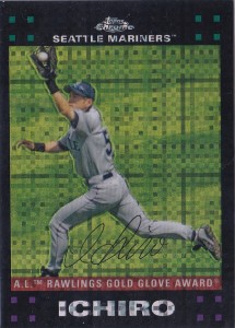 Topps Chrome X-Fractor AW Gold Glove