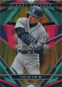 Topps Finest Finest Careers Gold Refractor Ichiro #1 /50