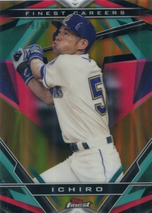 Topps Finest Finest Careers Gold Refractor Ichiro #4 /50