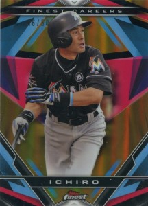 Topps Finest Finest Careers Gold Refractor Ichiro #8 /50