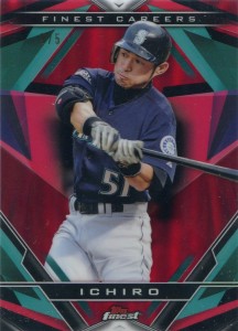 Topps Finest Finest Careers Red Refractor Ichiro #10 /5