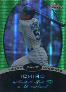 Topps Finest Finest Moments 15IS Green Refractor /199