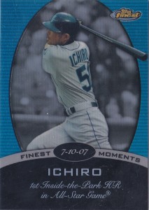Topps Finest Finest Moments #15IS Blue Refractor /299