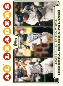 Topps Gold Foil AL Batting Average Leaders