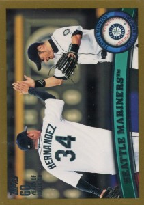 Topps Gold Seattle Mariners Team Checklist /2017