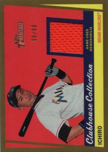 Topps Heritage Clubhouse Collection Relics High Numbers Gold /99