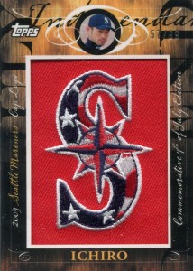 Topps Manufactured 4th of July Hat Logo /99