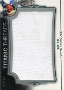 Topps Marquee Titanic Threads Jumbo Relic /99