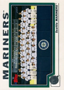 Topps Mariners Team Card