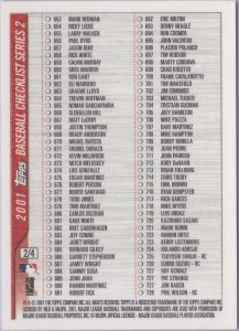 Topps Series 2 Checklist 